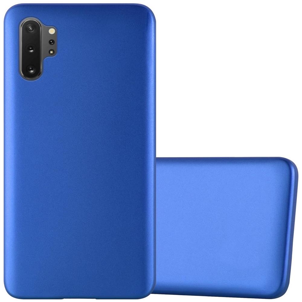 Custodia Compatibile Con Samsung Galaxy Note 10 Plus In Blu Metallico - Coperchio Protettivo In Silicone Tpu Flessibile - Foto 1
