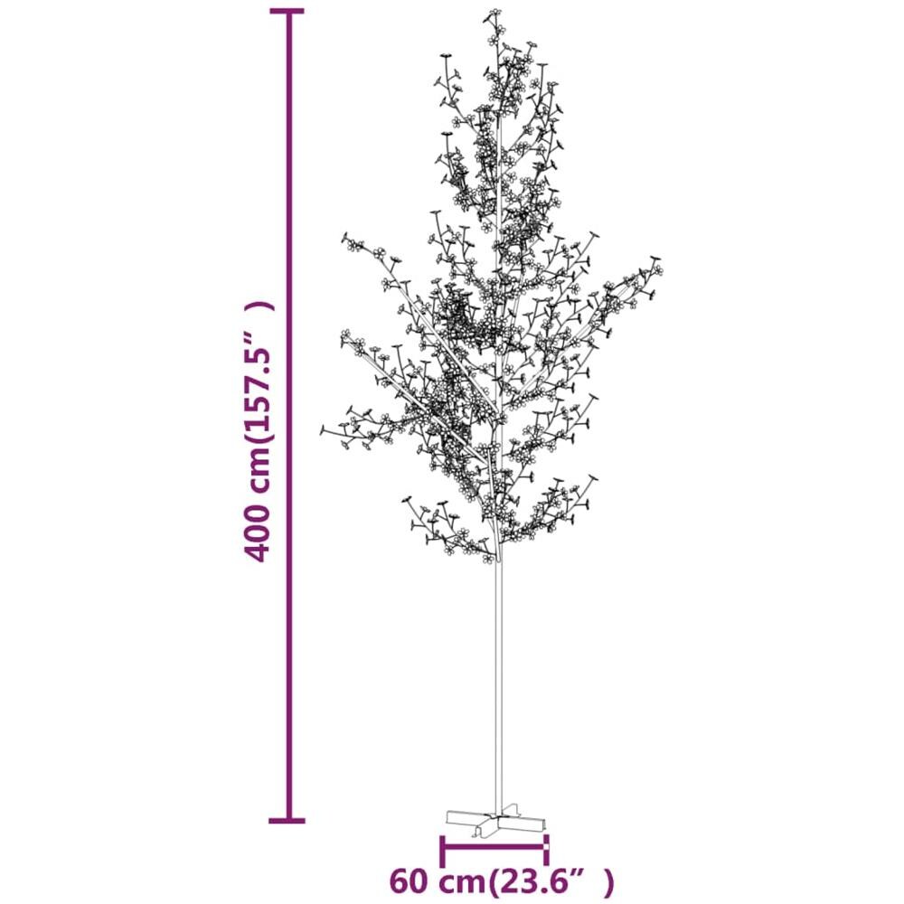 Albero Di Ciliegio Con 672 Led Bianco Caldo 400 Cm - Foto 7