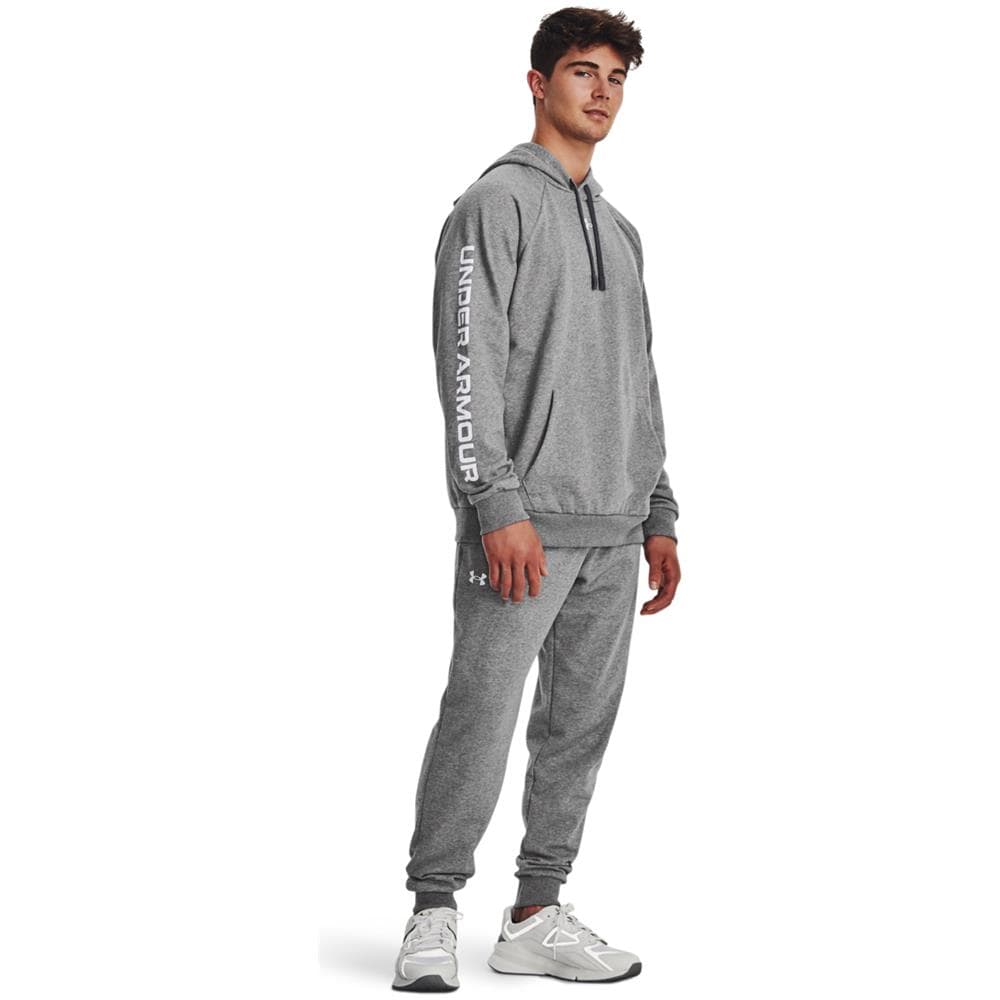 Ua Rival Fleece Trening 1379768-025, Uomini, Grigio, M - Foto 1