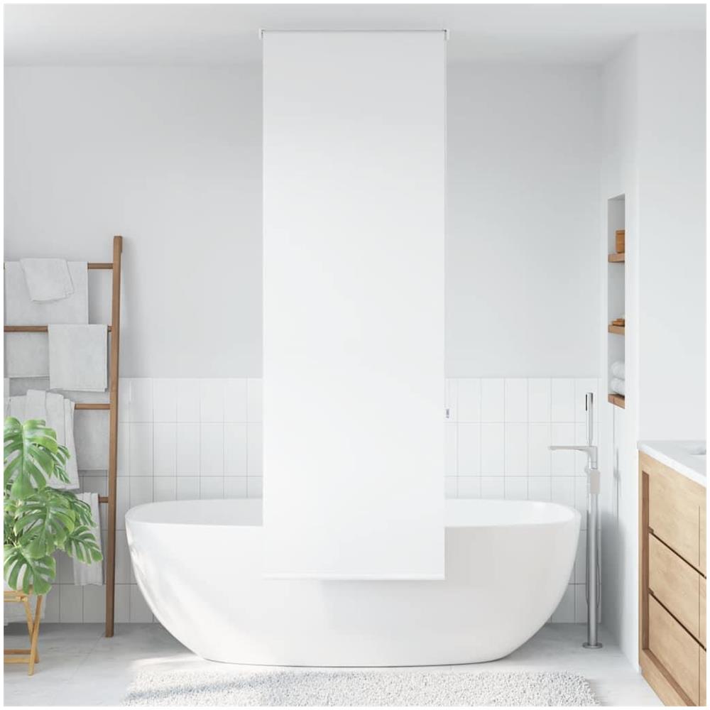 Tenda a Rullo Doccia 80x240 cm Larghezza Tessuto 76 cm - Foto 2