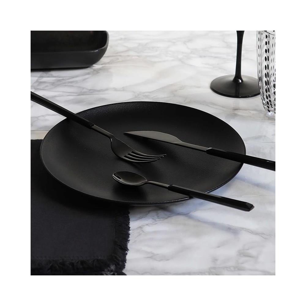 Sushi Anniversary Black&Black set 24 posate da tavola in acciaio Made in Italy - Foto 2