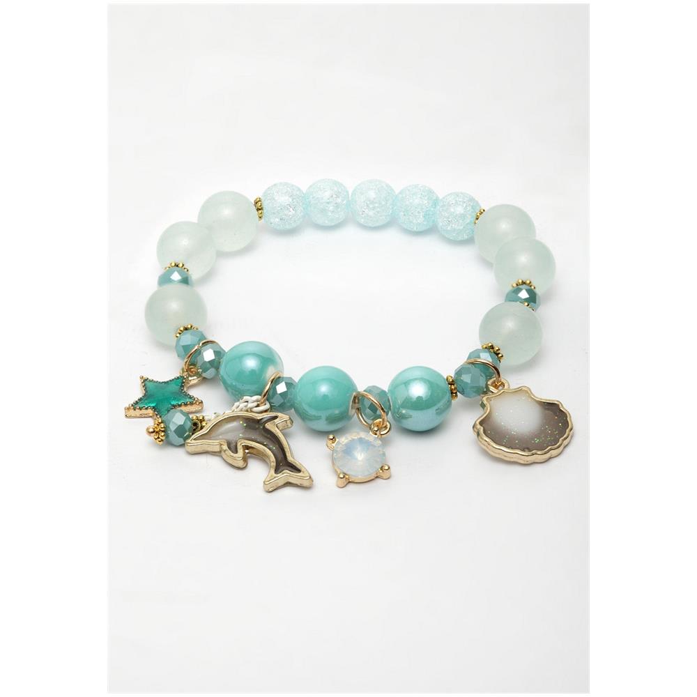 Braccialetti con Perle Colorate e Charm - Foto 1