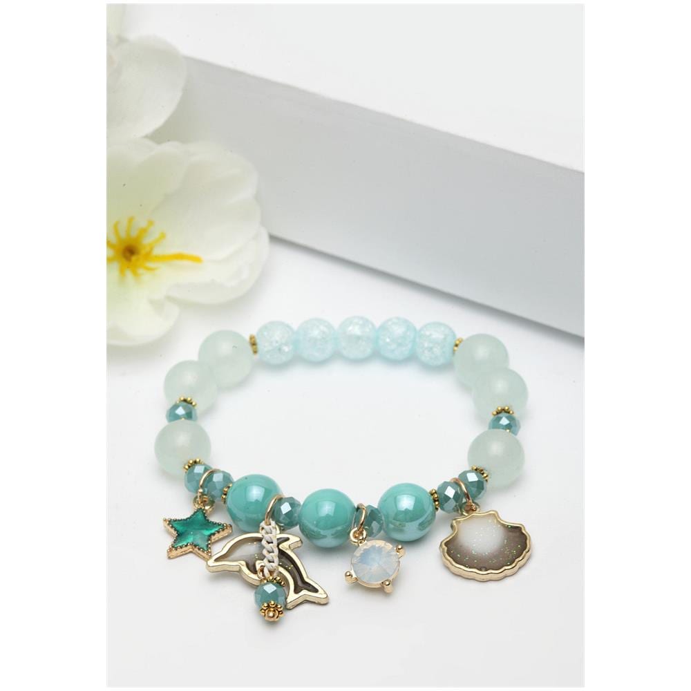 Braccialetti con Perle Colorate e Charm - Foto 2
