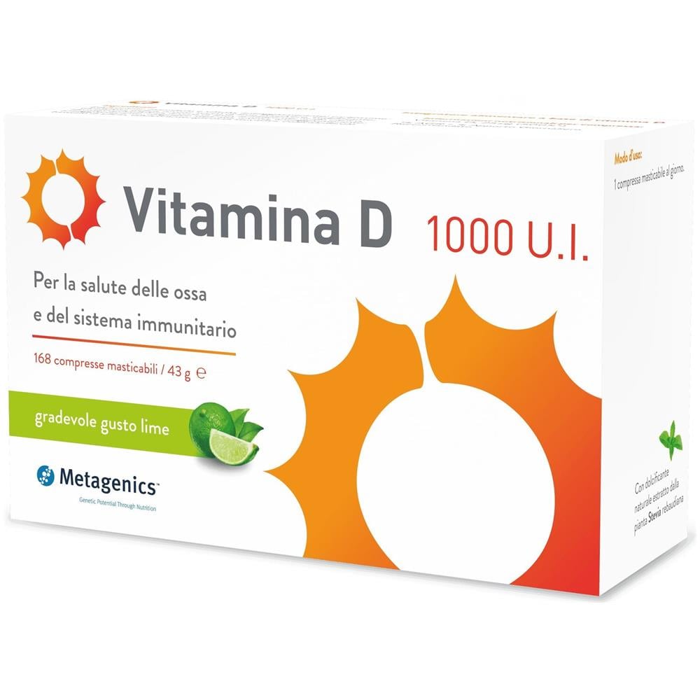 Vitamina D 1000 ui 168 Compresse Masticabili - Foto 1