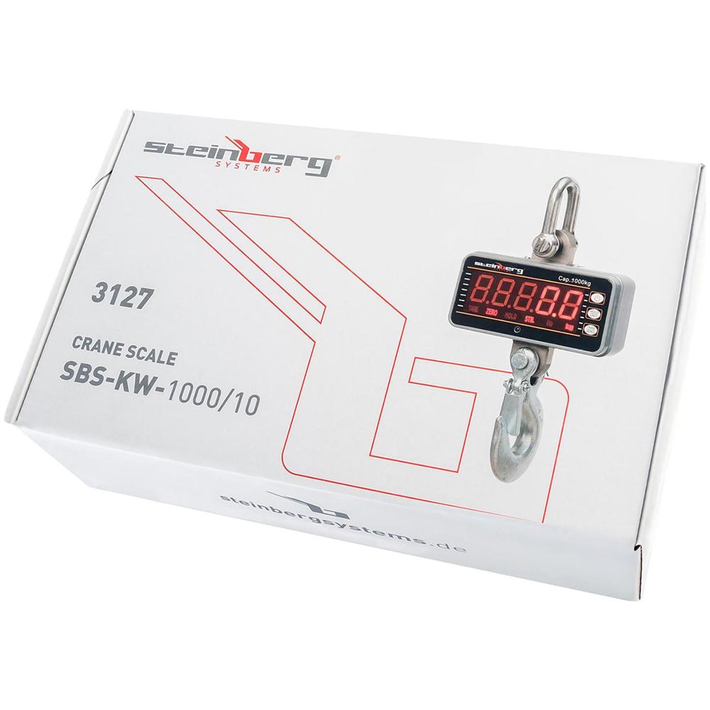 Bilancia Sospesa - 1.000 Kg / 0,5 Kg - Led - Alluminio - Foto 6