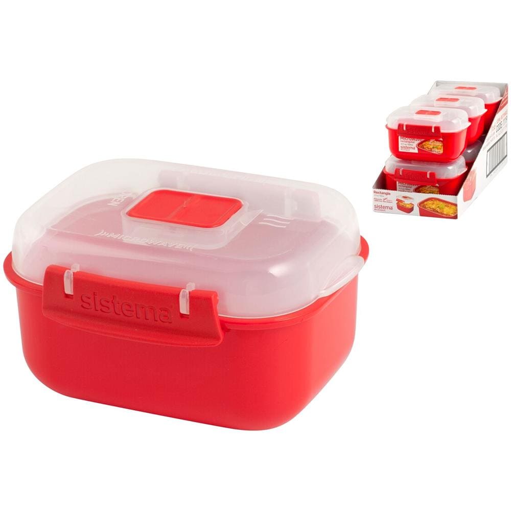 Sistema Contenitore Per Cucinare A Microonde Rettangolare 0,50 Litri - Foto 1