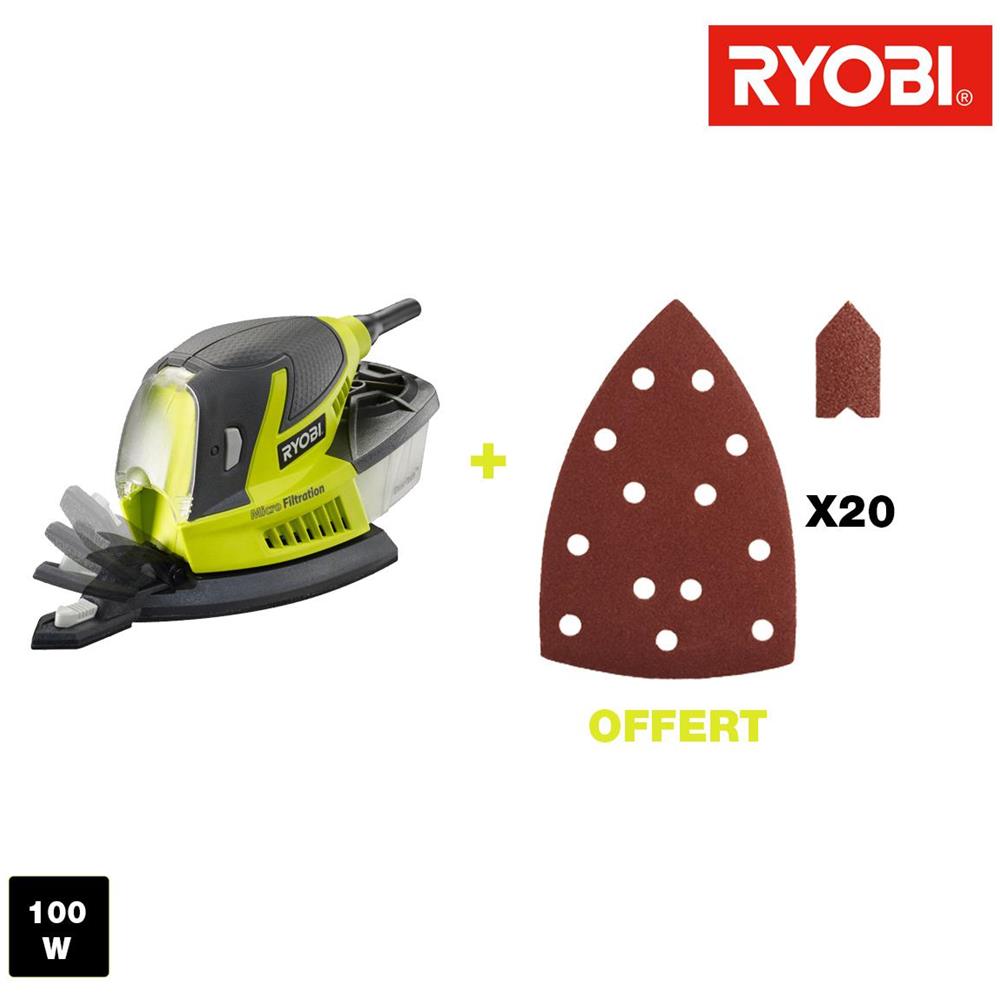 Triangolare Sander 100w - 20 Abrasiva Rps100-ga20 - Foto 1