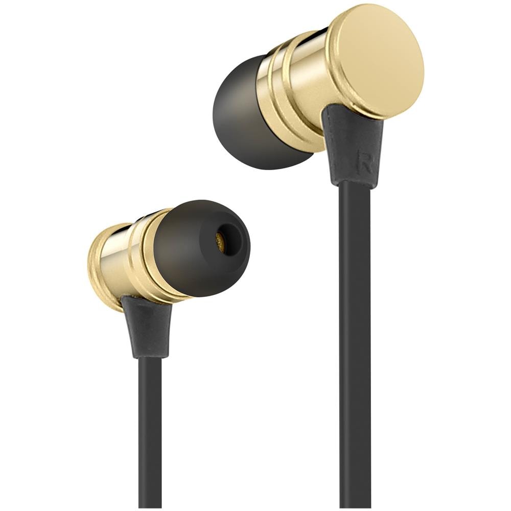 Auricolari In-ear Bluetooth Telecomando + Microfono Nero / oro - Foto 2