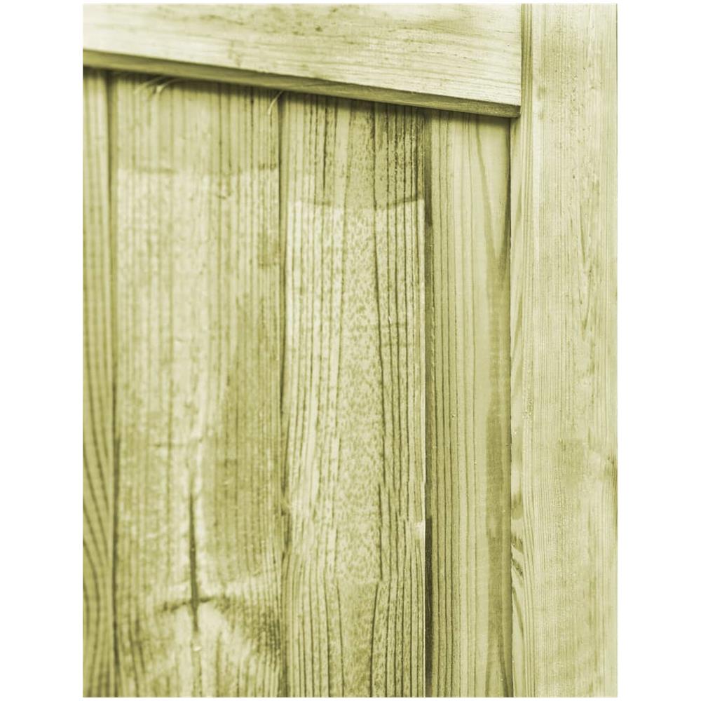 Cancelli da Giardino 2 pz in Legno di Pino Impregnato 300x100cm - Foto 7