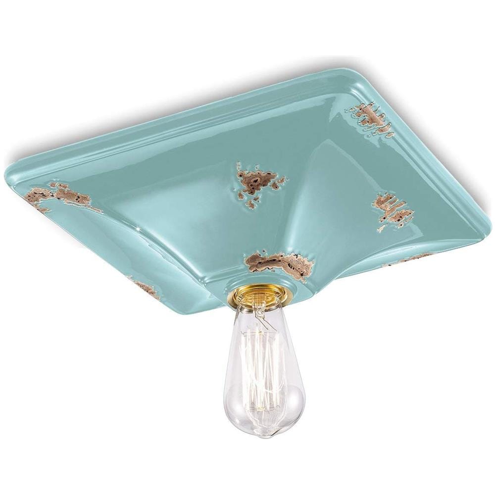 Vintage C136, Plafoniera, - Azzurro - Foto 1