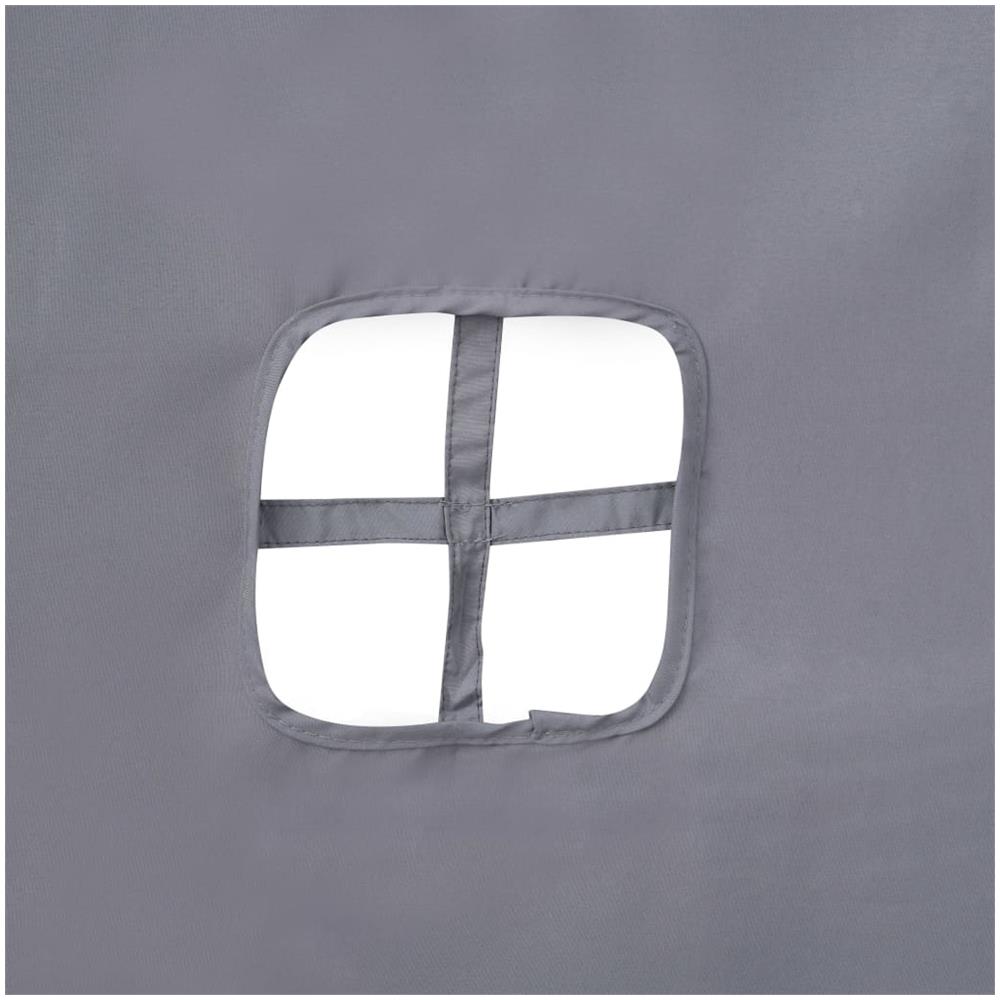 Tenda Tipi Bambini con Borsa Grigio Microfibra 120x120x150cm - Foto 3