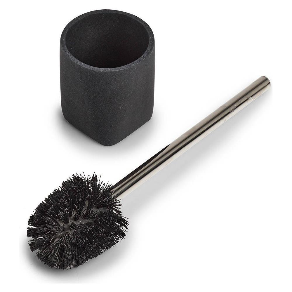 Spazzola Per Wc Con Imitazione Pietra, Nero, Zeller - Foto 2