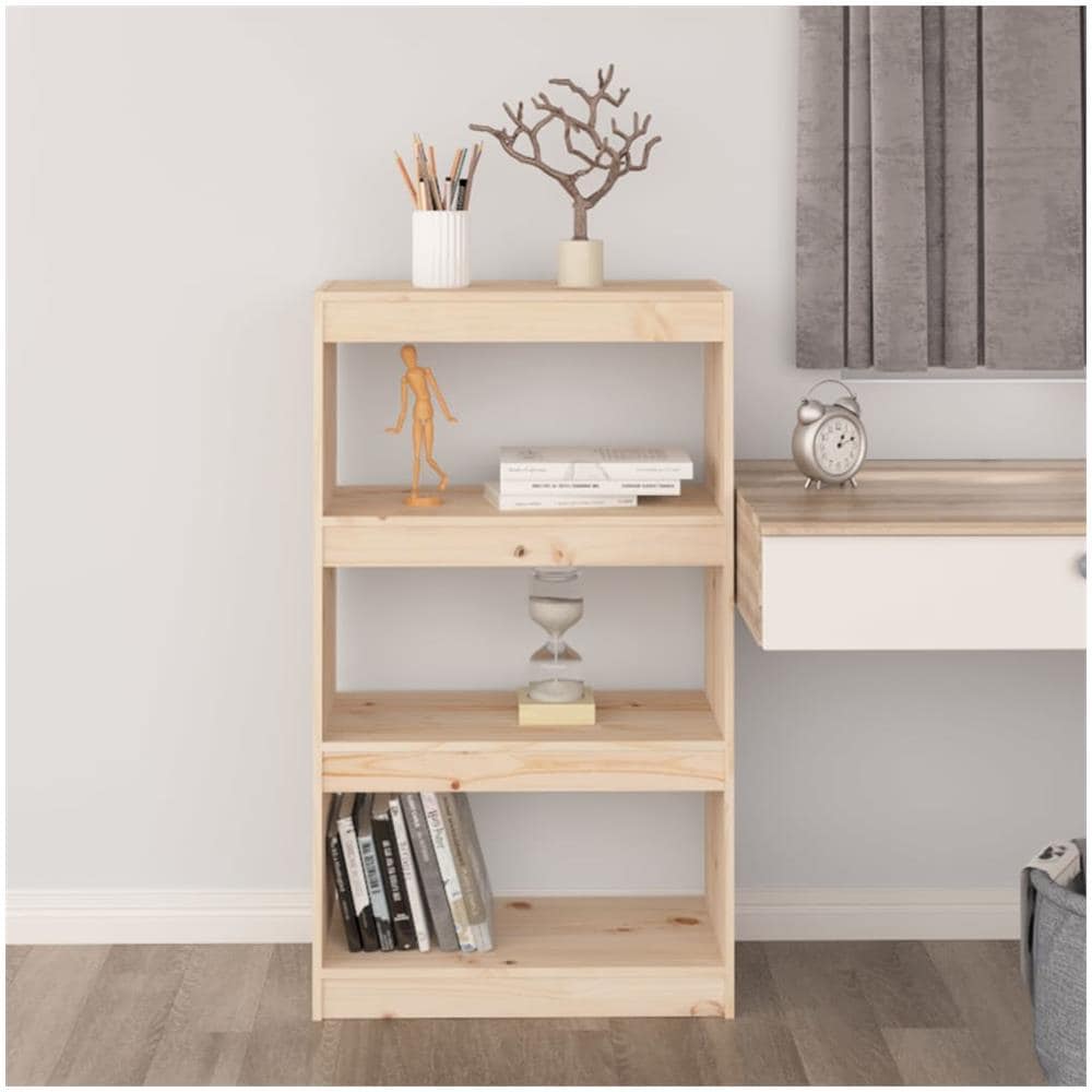 Libreria / divisorio 60x30x103,5 Cm In Legno Massello Di Pino - Foto 3