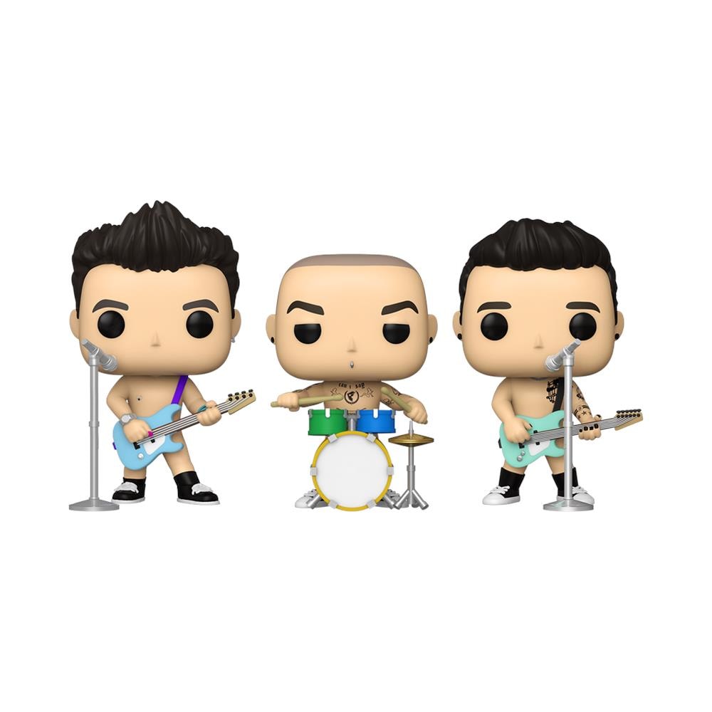 What’s My Age Again Pop! 3-pack Of Blink-182 Features Pop! Mark Hoppus, Travis Barker, And Tom Delonge 9 Cm - Foto 1