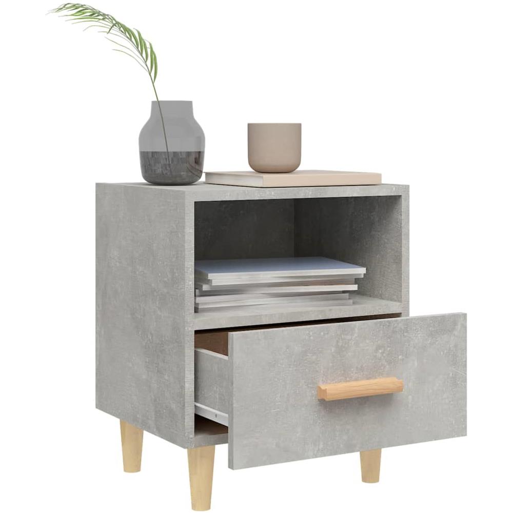Comodini 2 Pz Grigio Cemento 40x35x47 Cm - Foto 2
