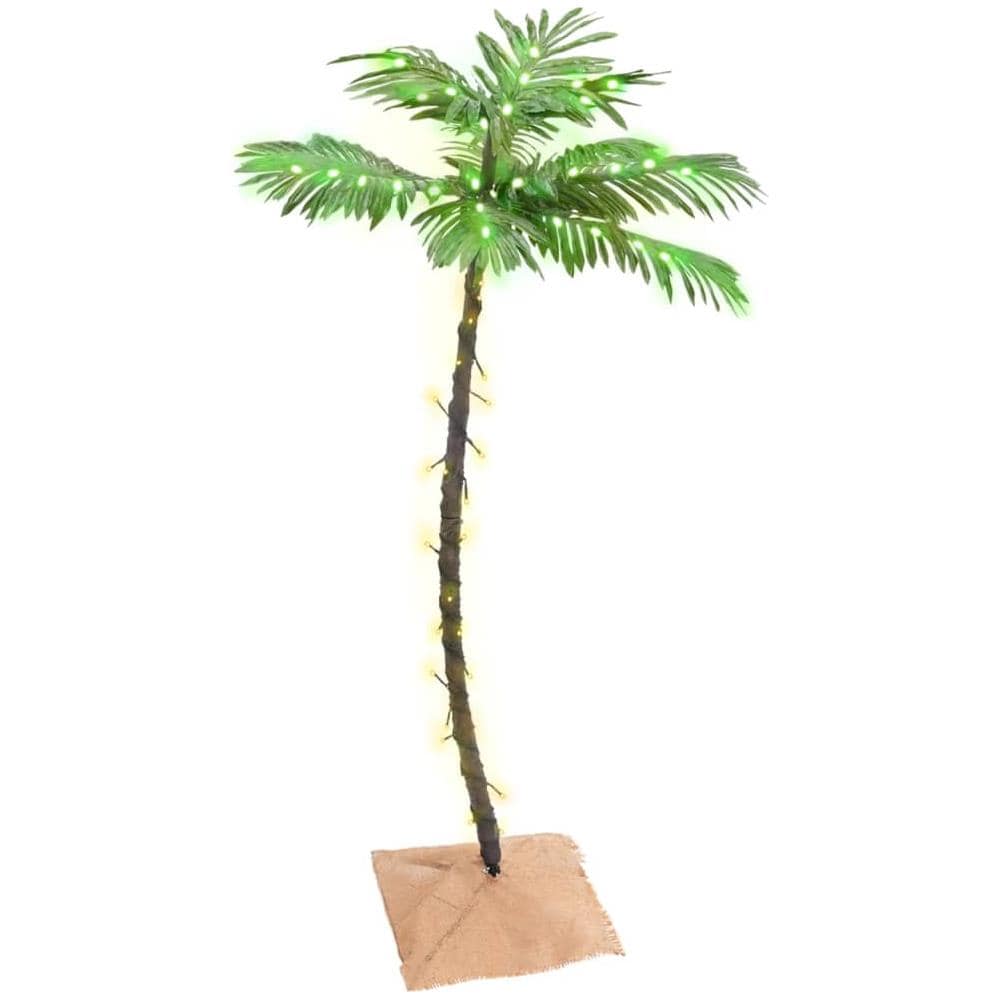 Palma con LED Bianco Caldo 72 LED 120 cm - Foto 1