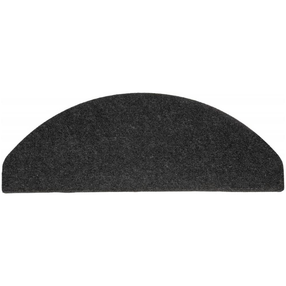 Tappetini Autoadesivi per Scale 15 pz 65x22,5x3,5 cm Neri - Foto 2