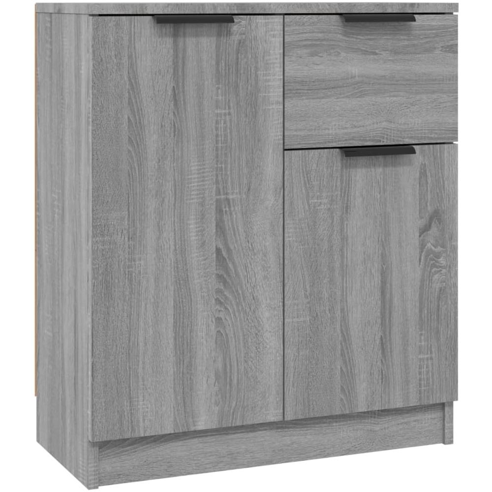Credenza Grigio Sonoma 60x30x70 Cm In Legno Multistrato - Foto 2