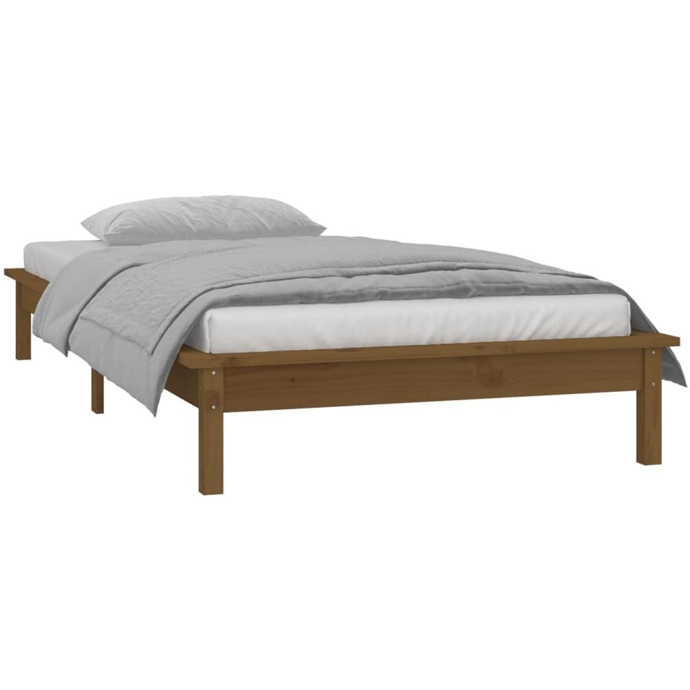 Giroletto con LED Miele 100x200 cm in Legno Massello - Foto 2