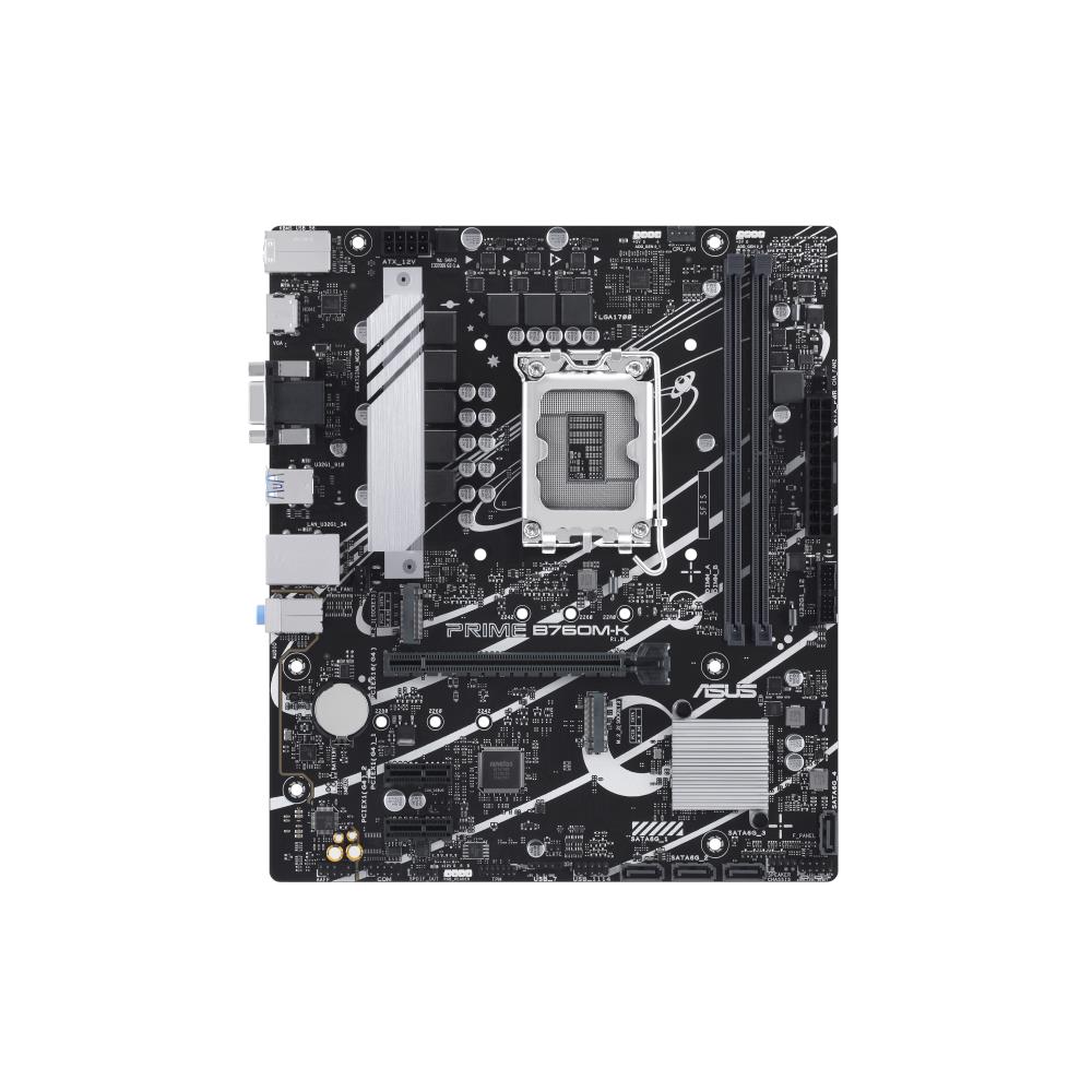 Scheda Madre Prime B760M-K Socket LGA 1700 Chipset Intel B760 Micro-ATX - Foto 1