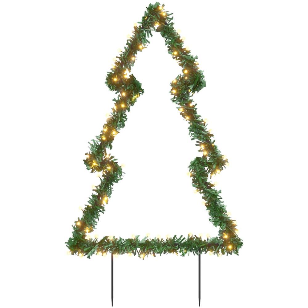 Decorazione Luminosa Natale Picchetti Terra Albero 115led 90cm - Foto 2