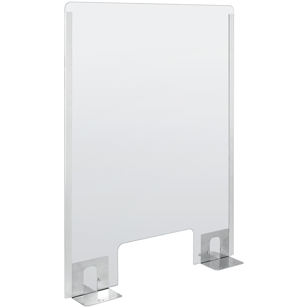 Schermo Protettivo Parafiato Con Feritoia Per Banconi E Scrivanie - 660x960 Mm - Foto 1