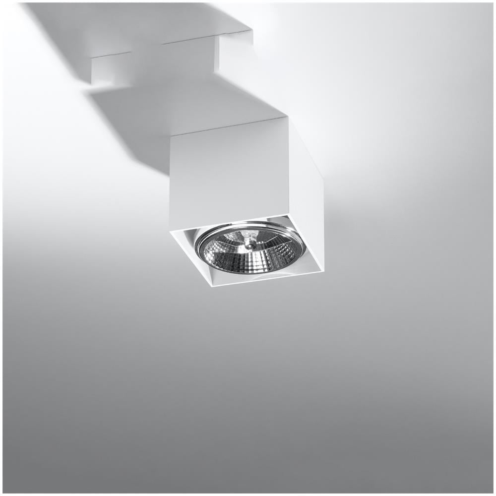 Lampada A Soffitto Blake Bianco Sl. 0698 - Moderno Lampade Da Soffitto Bianco 11x12x12 Cm - Foto 2
