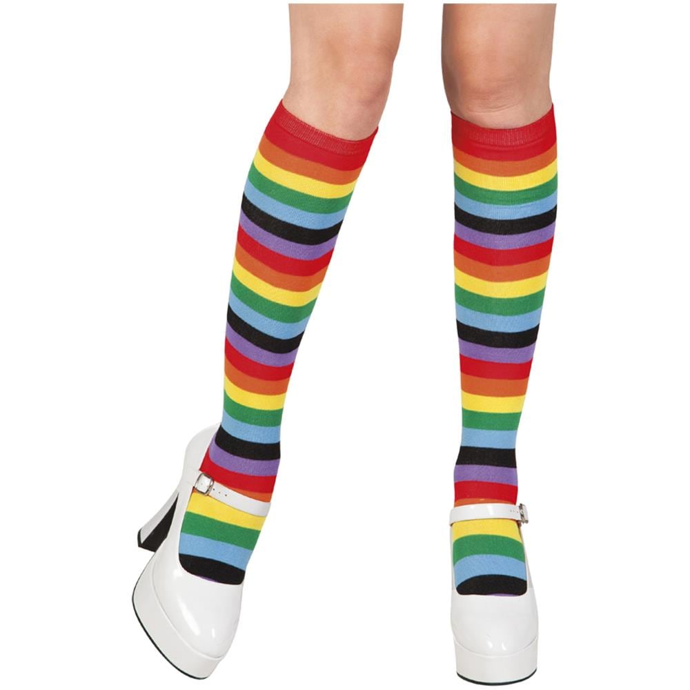 Calze Nei Colori Dell'arcobaleno Da Donna M / L - Foto 1
