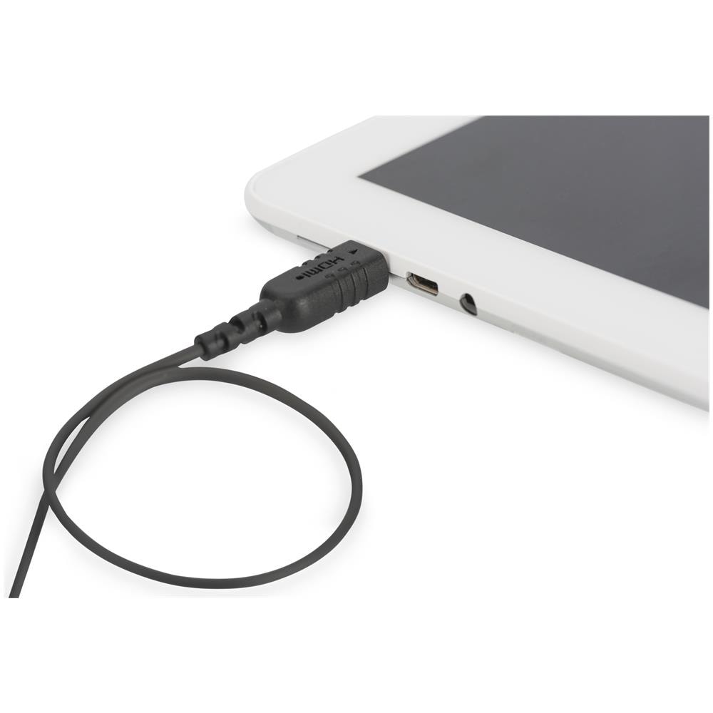 Cavo di collegamento HDMI High Speed, tipo C- A, HighFlex - Foto 2