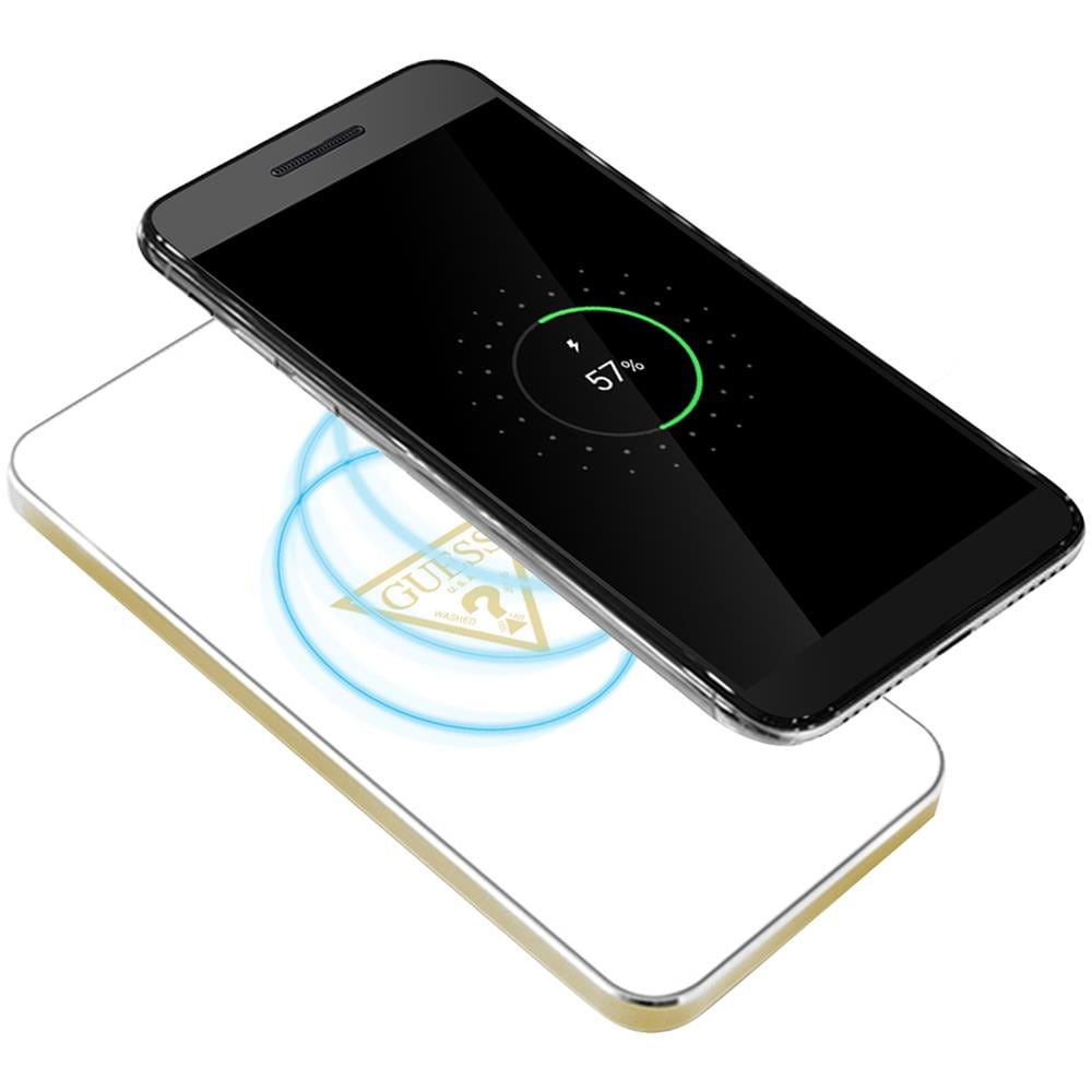 Base Di Ricarica Qi Smartphone Senza Fili 1a Glossy - Bianco - Foto 1