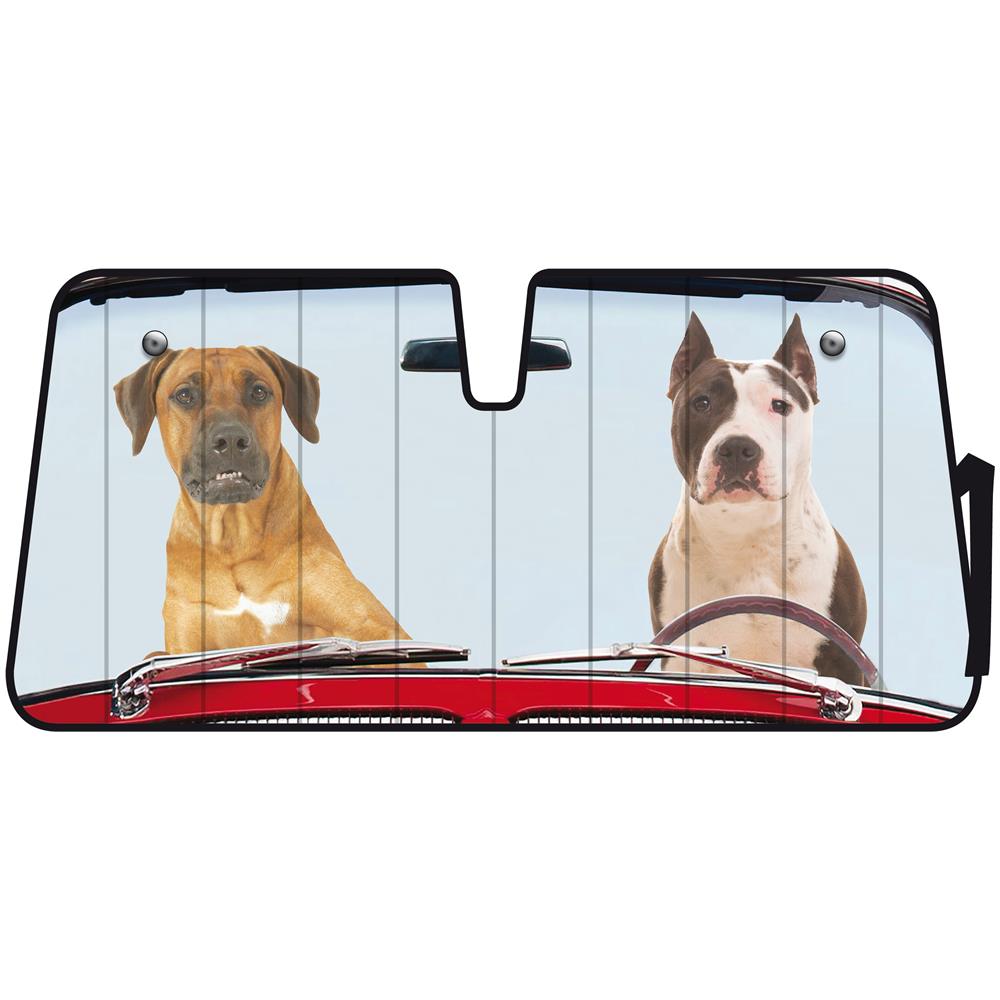 Scudo Termico Per Parabrezza - 68x147 Cm - Two Dogs - Foto 1