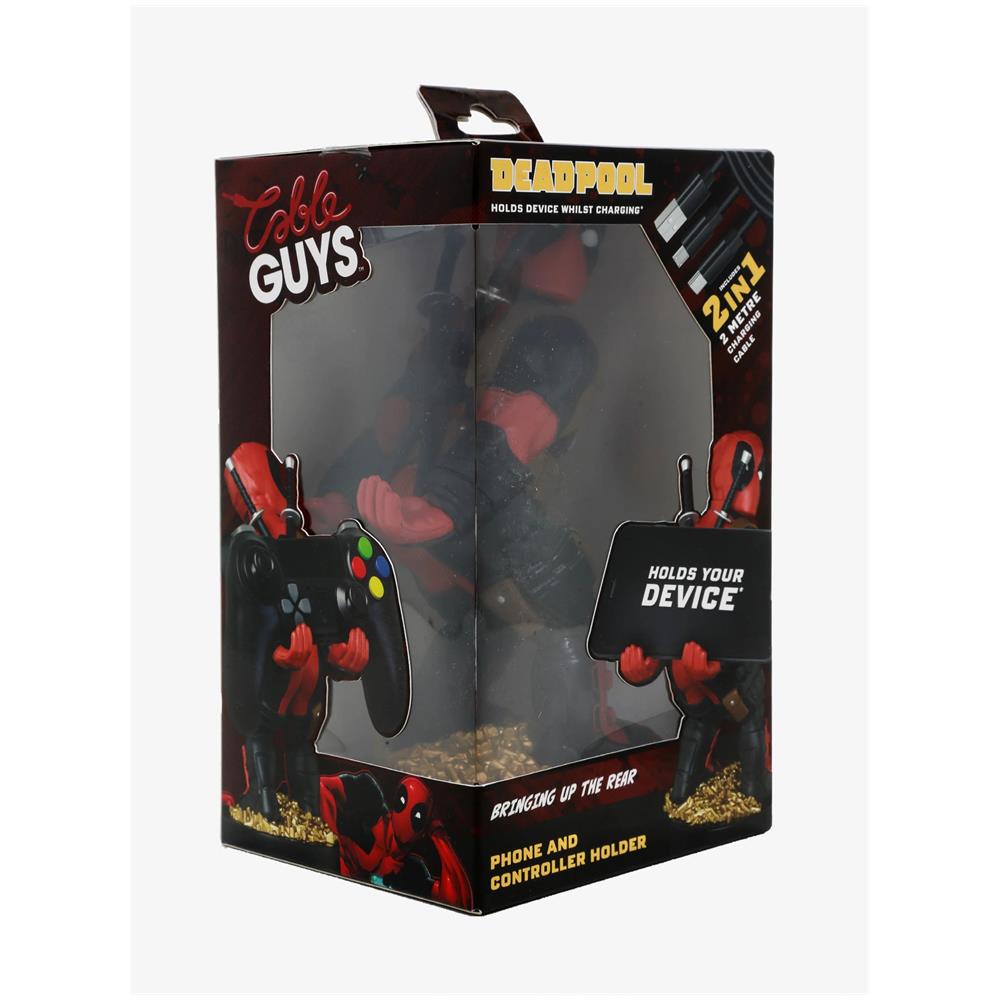 Supporto per Smartphone o Joystick Cable Guy Deadpool CGCRAC300166 con Cavo 2in1 USB - Micro USB e Type-C di 2 mt - Foto 7