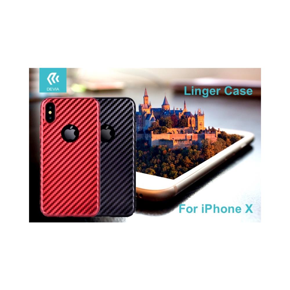 Cover Linger Per Iphone X Rossa - Foto 1