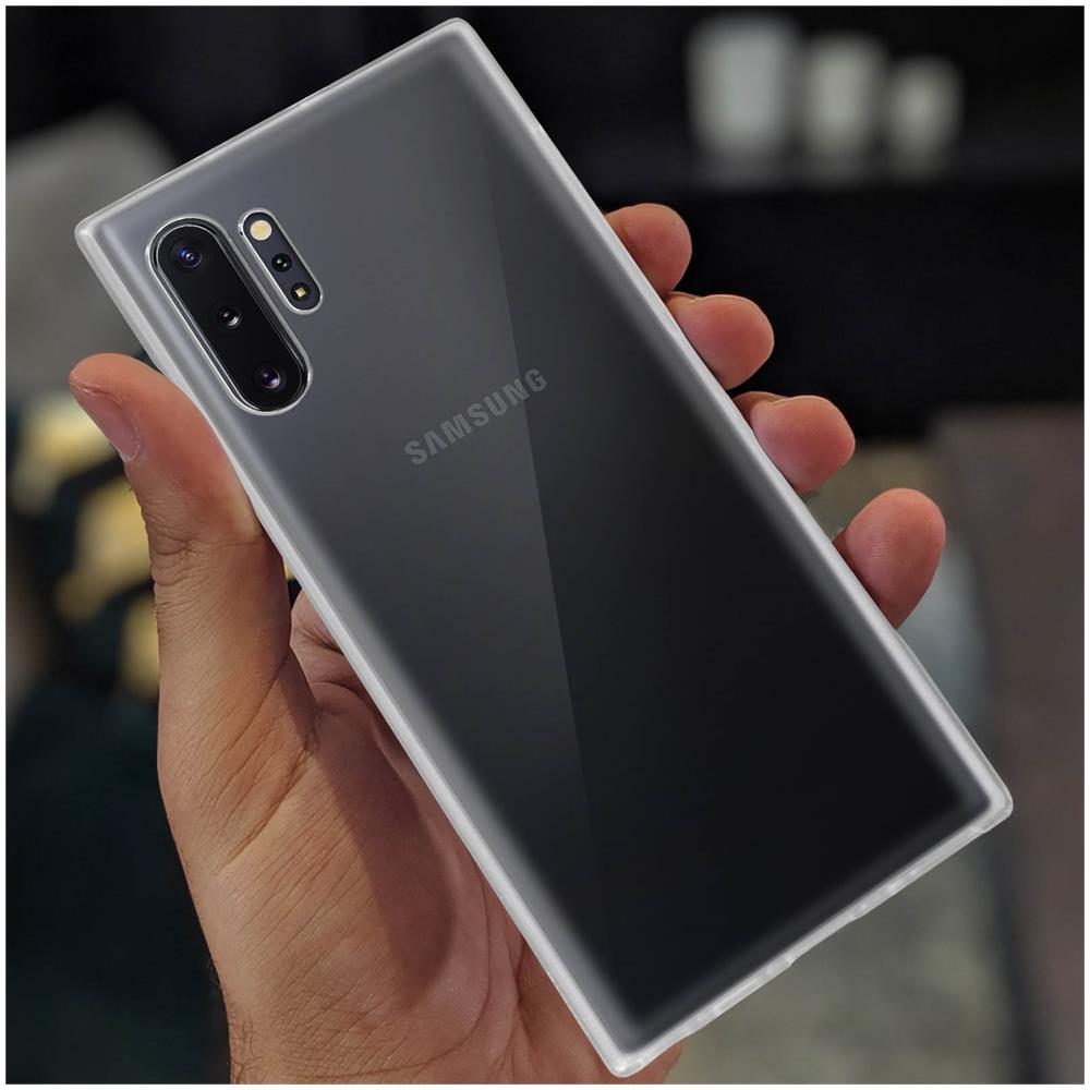 Cover Samsung Galaxy Note 10 Plus Silicone Fronte Retro Trasparente - Foto 5
