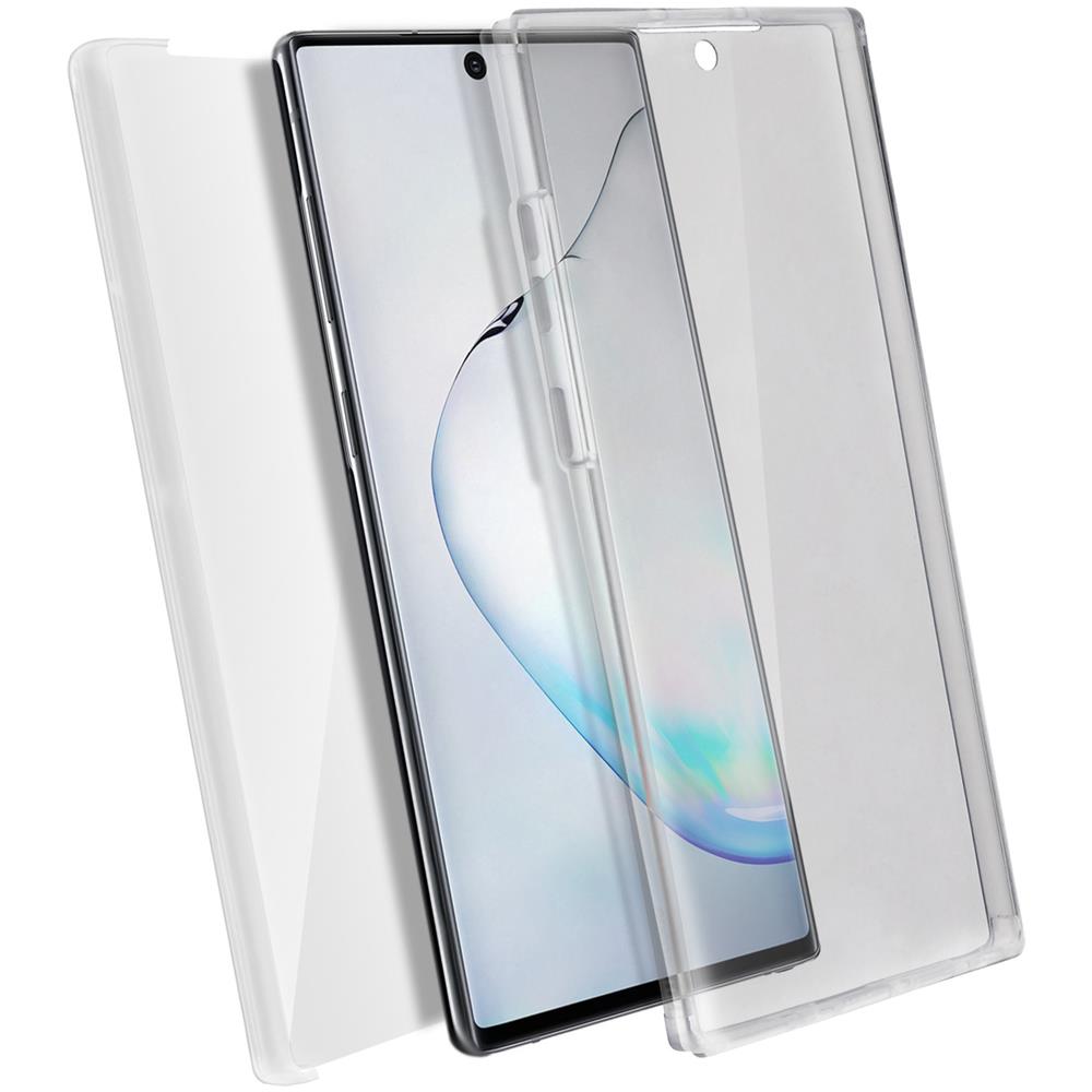 Cover Samsung Galaxy Note 10 Plus Silicone Fronte Retro Trasparente - Foto 1