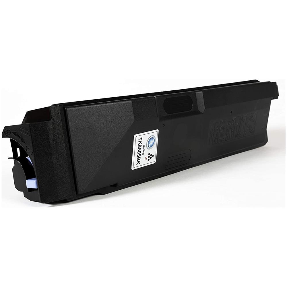 TONER COMPATIBILE - Kyocera Tk-8505k Nero 1t02lc0nl0 Per Taskalfa 4550ci, Taskalfa 4551ci, Taskalfa 5550ci, Taskalfa 5551ci Fornito Di Intelligent Chip Capacità 30000 Copie Made In Italy - Foto 2