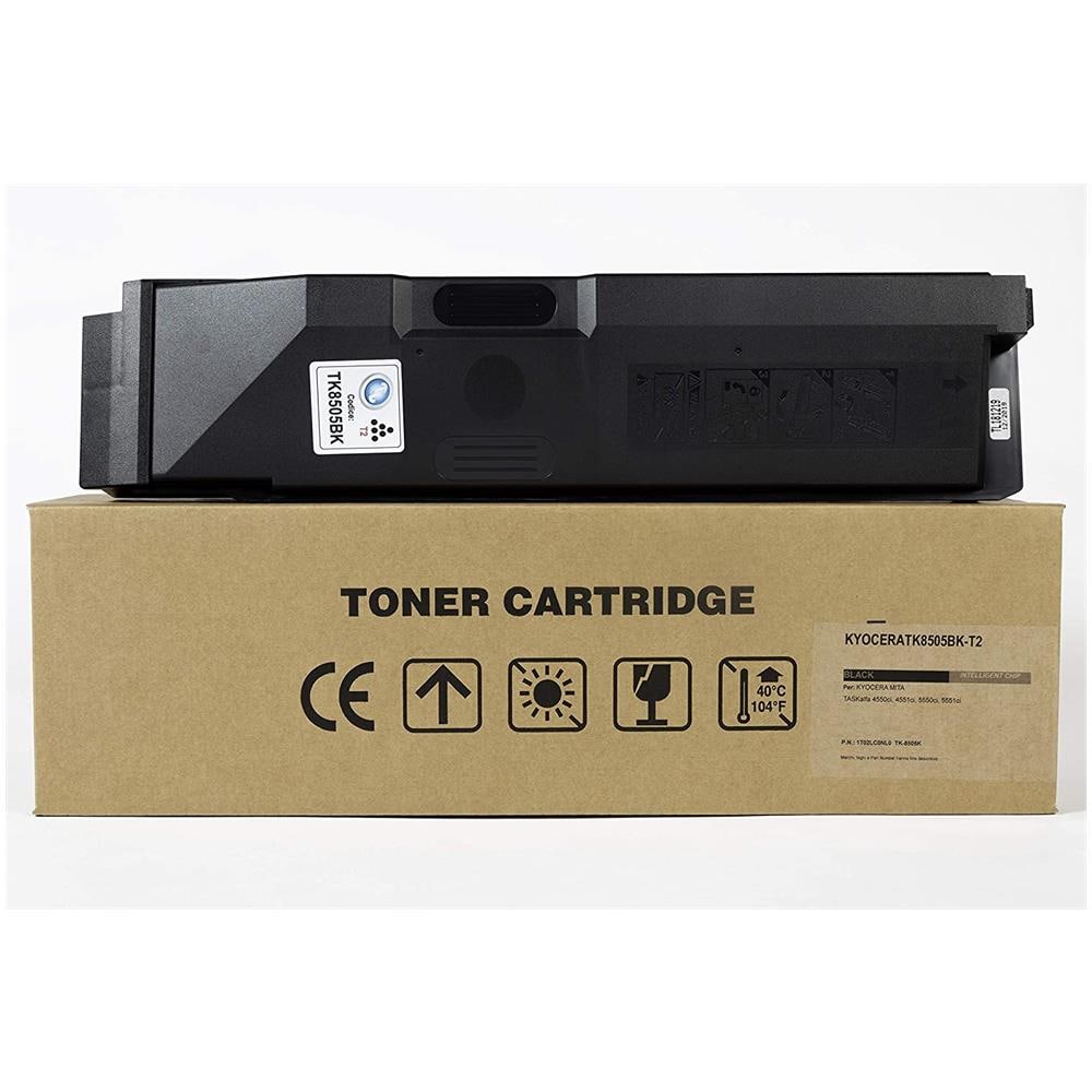 TONER COMPATIBILE - Kyocera Tk-8505k Nero 1t02lc0nl0 Per Taskalfa 4550ci, Taskalfa 4551ci, Taskalfa 5550ci, Taskalfa 5551ci Fornito Di Intelligent Chip Capacità 30000 Copie Made In Italy - Foto 1