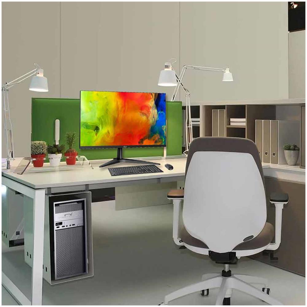 Computer Completo 8gb Ram Ssd 240 Gb Monitor Mouse Tastiera Altoparlanti Inclusi - Foto 2