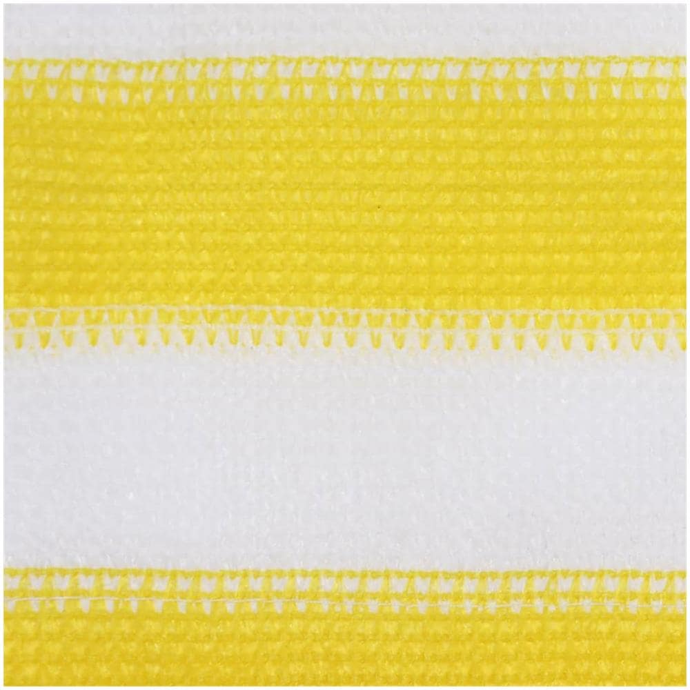 Paravento da Balcone Giallo e Bianco 120x600 cm in HDPE - Foto 3