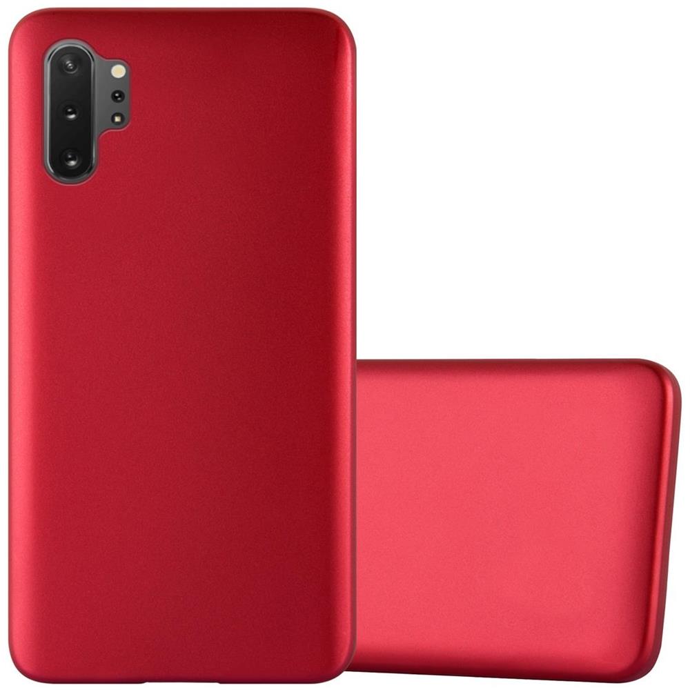 Custodia Compatibile Con Samsung Galaxy Note 10 Plus In Rosso Metallico - Coperchio Protettivo In Silicone Tpu Flessibile - Foto 1