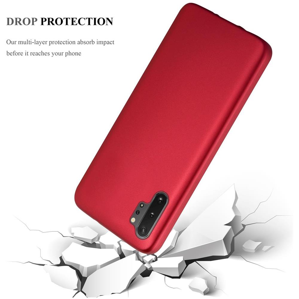 Custodia Compatibile Con Samsung Galaxy Note 10 Plus In Rosso Metallico - Coperchio Protettivo In Silicone Tpu Flessibile - Foto 7