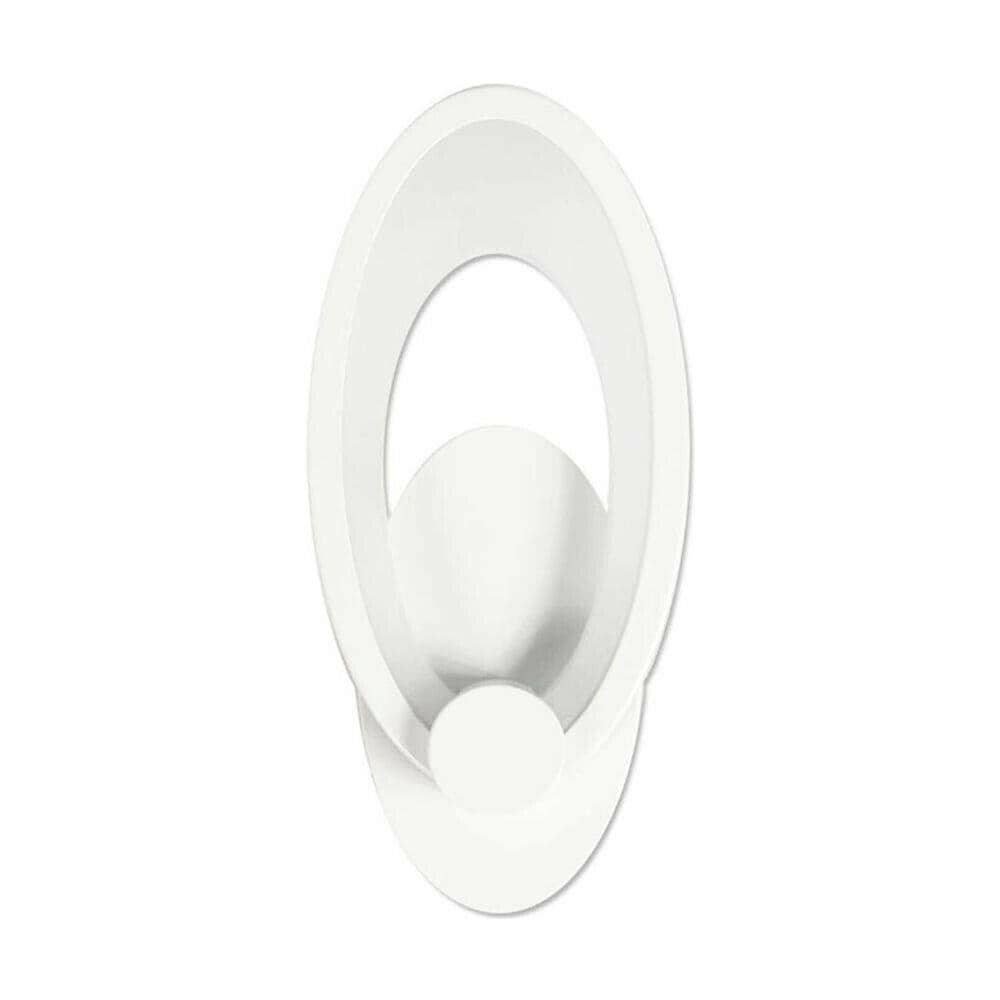 Applique A Parete In Vetro Ovale Lampada Led Luce Naturale 9 W E25n - Foto 2