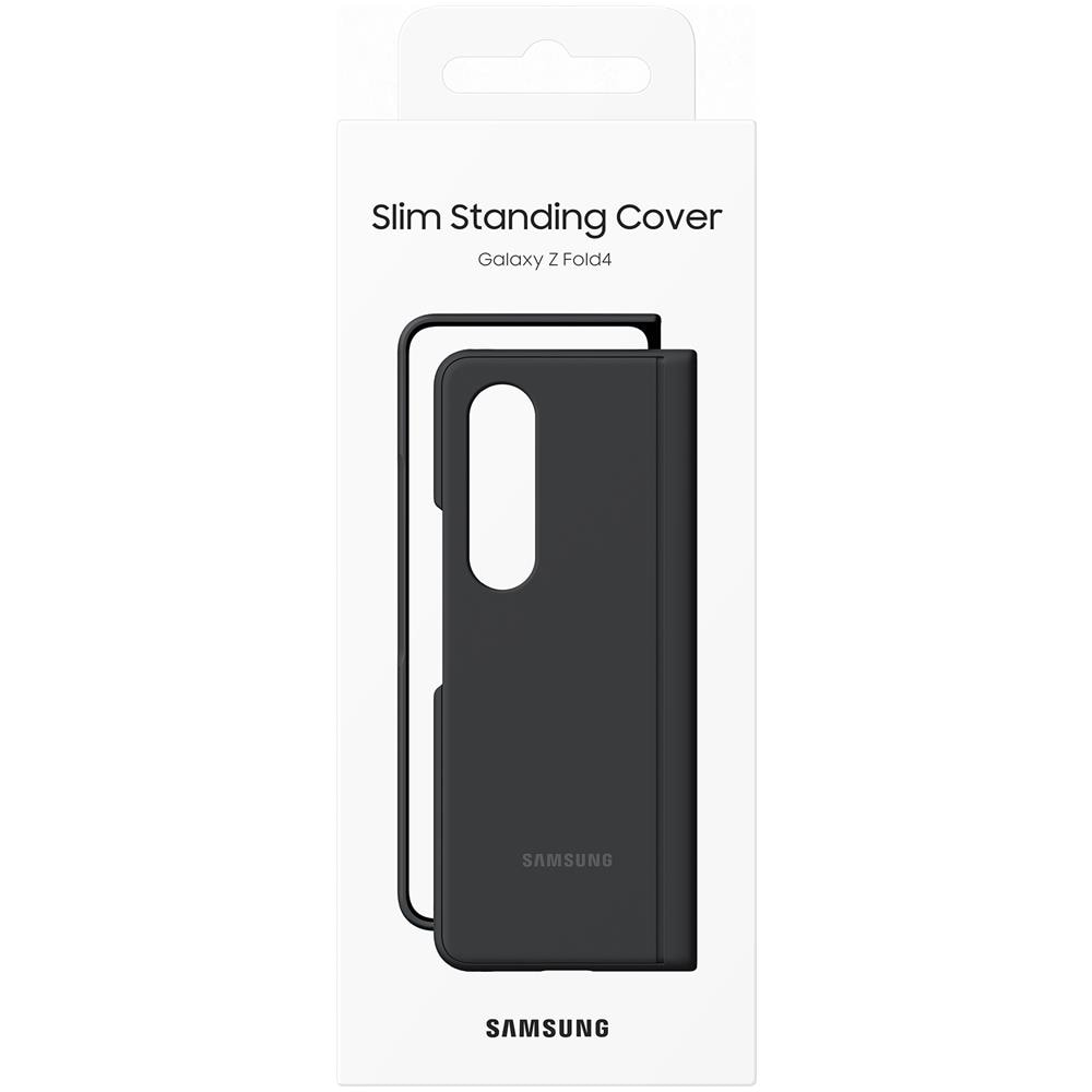 Slim Standing Cover Ef-mf936cbegww Per Galaxy Z Fold4 Sm-f721b Nero - Foto 2