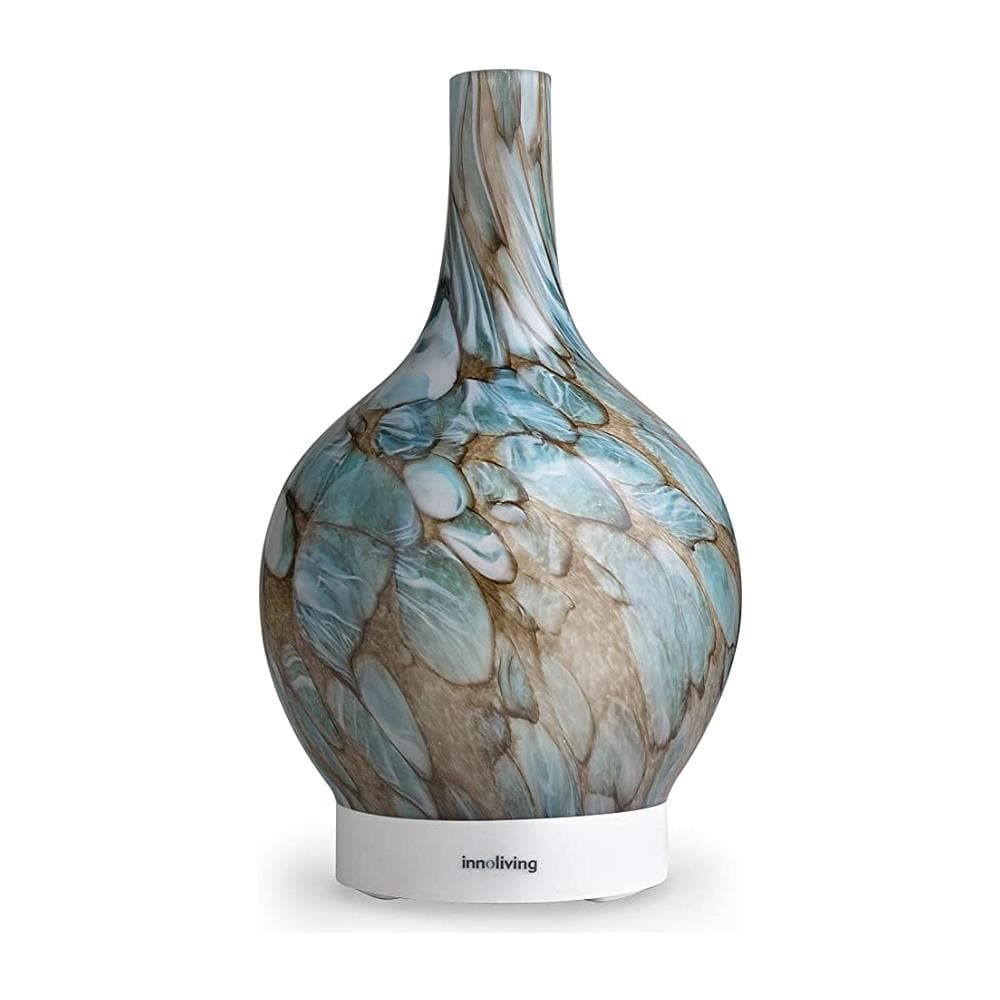 Diffusore Oli Essenziali in Vetro e Umidificatore da 150 ml  Con Luce Interna e Timer Regolabile - Foto 1