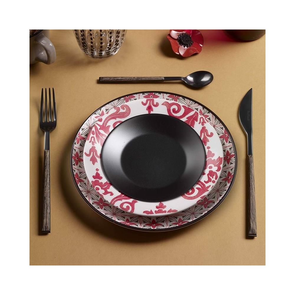 Sushi Anniversary Black&Wenge set 24 posate da tavola in acciaio Made in Italy - Foto 2