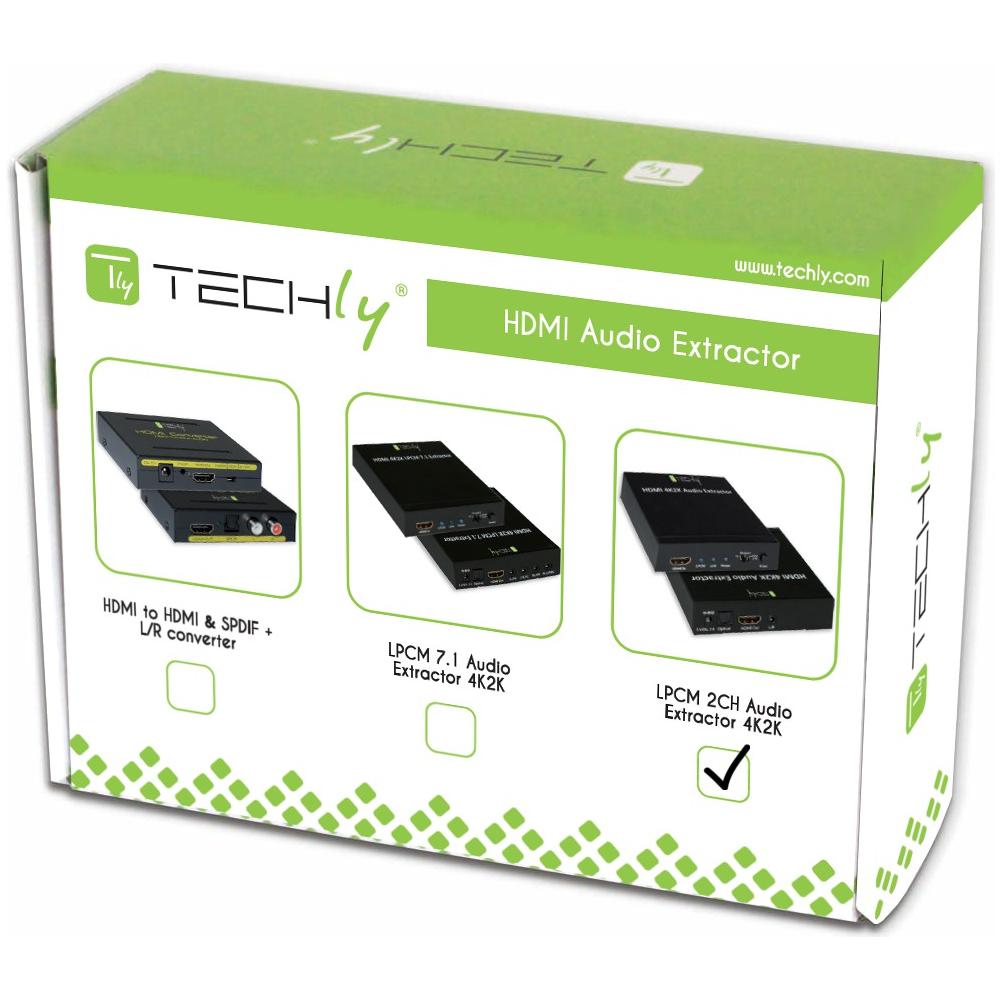 IDATA HDMI-EA4K - Estrattore Audio LPCM 2CH da HDMI 4K UHD 3D - Foto 2