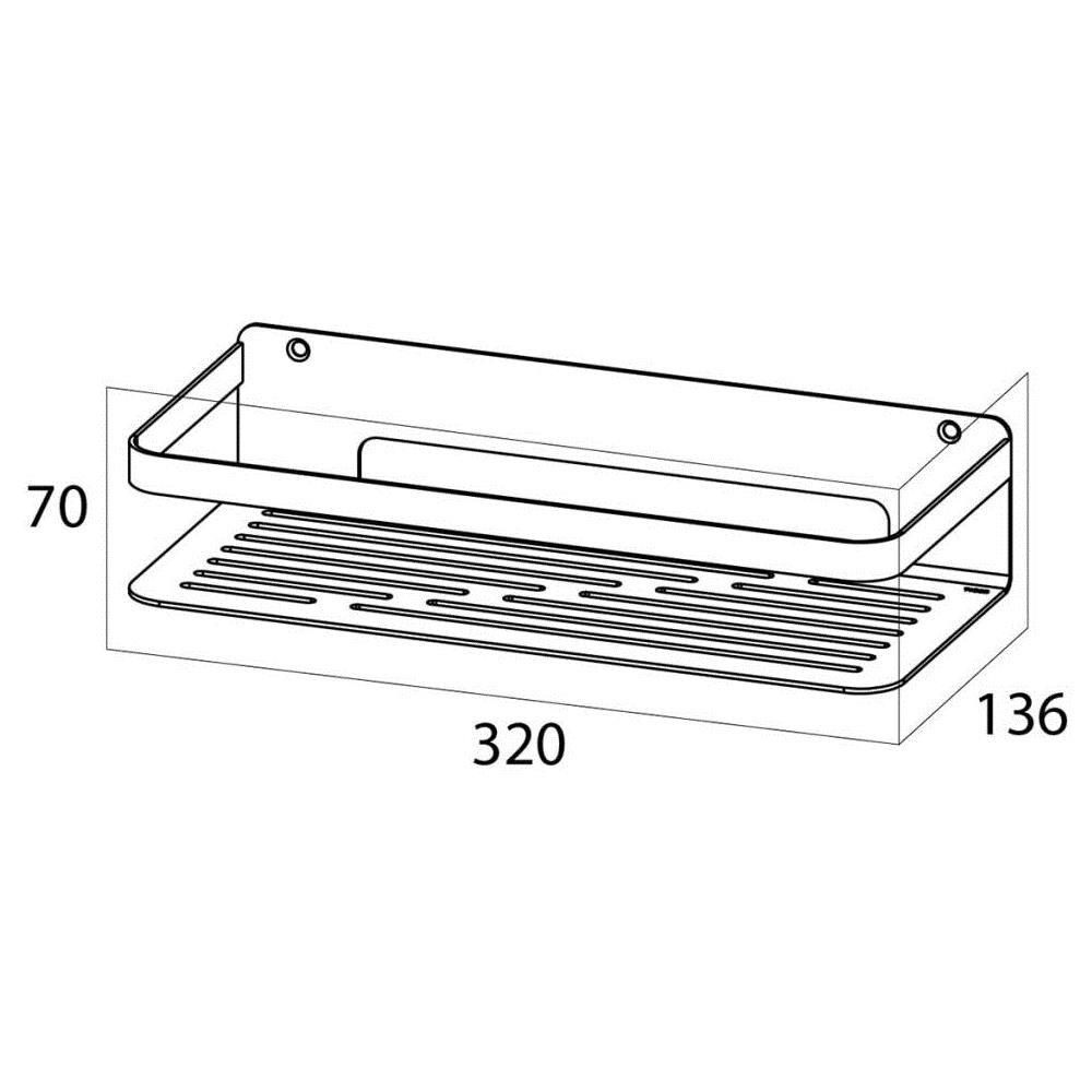 Mensola Da Bagno Caddy Argentata Grande 1400230946 - Foto 6