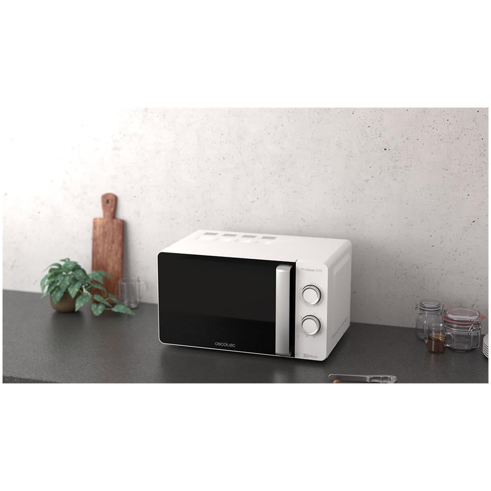 Cecotec - ProClean 3110 Forno Microonde con Grill Capacità 20 Litri Potenza  700 Watt Colore Bianco - ePRICE