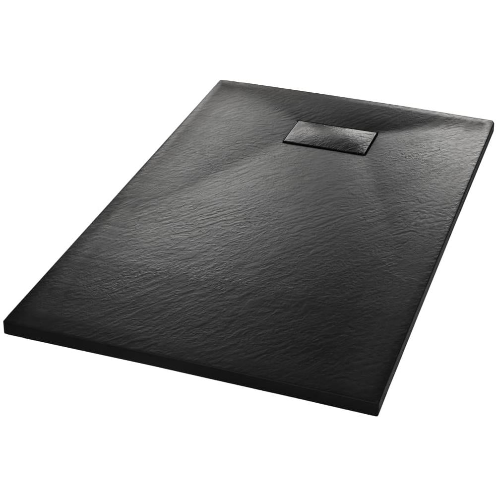 Piatto Doccia In Smc Nero 100x80 Cm - Foto 2