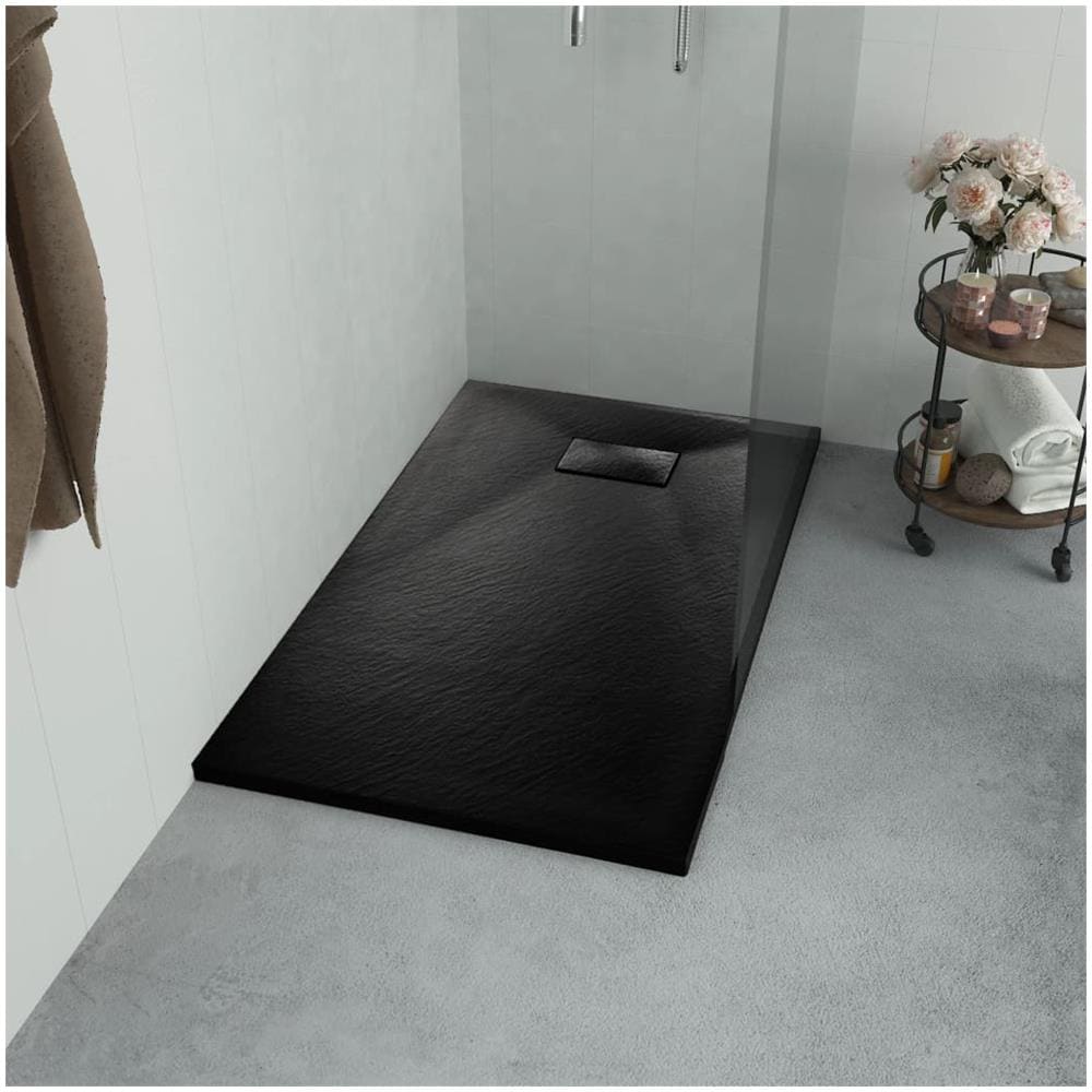 Piatto Doccia In Smc Nero 100x80 Cm - Foto 1